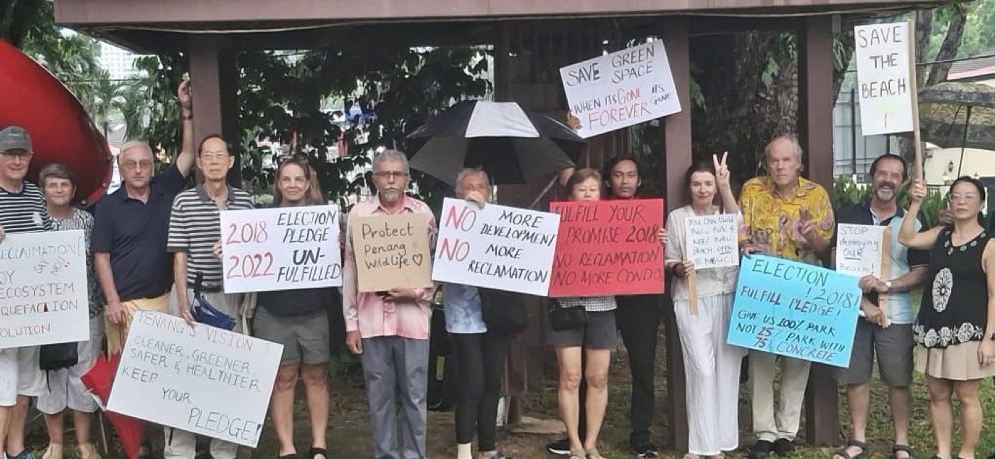 Penduduk berhimpun menuntut pemeliharaan ruang hijau